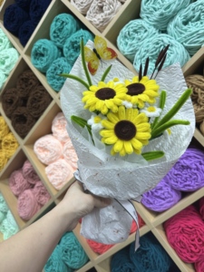 Limpiapipas <span class=keywords><strong>de</strong></span> <span class=keywords><strong>Girasol</strong></span> al por Mayor, Kits <span class=keywords><strong>de</strong></span> Flores para Manualidades, Suministros a Granel para Halloween y Graduación, Ecológicos, Tamaño Personalizado - Product Image 1