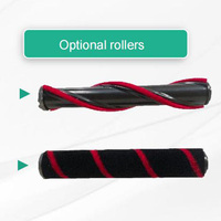 Brosse à rouleau électrique à grande buse roulante motorisée pour aspirateur V7 V8 V10 V11 Pièces détachées tête de brosse à lumière LED pour tapis de sol