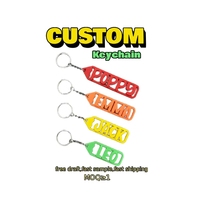 Porte-clés 2D & 3D personnalisé vente en gros de breloques de chaussures bricolage porte-clés PVC personnalisé décorations logo 3D porte-clés breloques