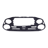 Accessoire de voiture Double Din 9 pouces Audio Plastic Fascia Gps Mp4 Radio Panel Frame for VW Tiguan 2010-2016 Dashboard Kit Raise