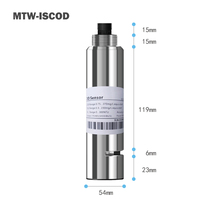 Analyseur de DCO industriel MTW, testeur de qualité de l'eau, sonde numérique en ligne RS485 UV254, acier inoxydable 316, IP68, câble de 5 m, 0,01 mg/l DCO