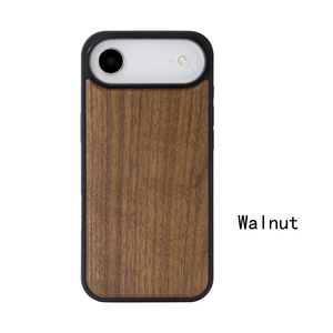 Funda de Madera Natural de Lujo para Teléfono Celular <span class=keywords><strong>iPhone</strong></span> 17, Funda de Madera Real para <span class=keywords><strong>iPhone</strong></span> 15 16 17 Pro, Venta Caliente Personalizada - Product Image 2