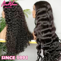 Perruques en cheveux naturels du Cambodge, Perruques sans colle en cheveux naturels indiens avec dentelle frontale HD complète, Perruques en cheveux naturels vietnamiens avec cuticules alignées