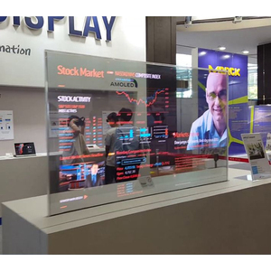 หน้าจอแสดงผลดิจิทัลแบบตั้งพื้นขนาด 55 นิ้ว OLED โปร่งใส พร้อมระบบสัมผัส สำหรับห้างสรรพสินค้า รุ่น Dyad550 โปร่งใส - Product Image 5