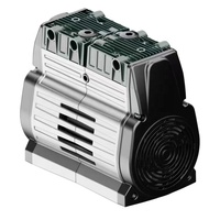 Cabezal de Compresor de Aire Ultra Silencioso y Portátil de 220v, 2 bar, 100 Lpm, 145 PSI, Sin Aceite, para Laboratorios Médicos y Sillas Dentales