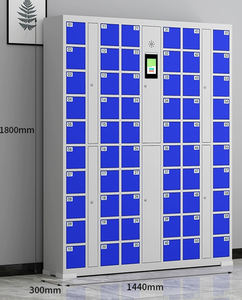 Casier de stockage de téléphone portable en libre-service casier de chargement de mot de passe revêtement en poudre d'acier Durable casier de téléphone portable pratique - Product Image 5