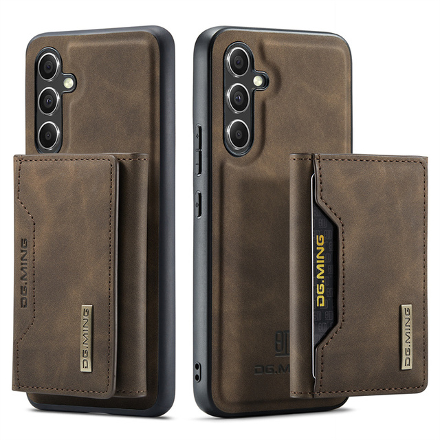 DG.MING 2 in 1 Detachable Magnetic Wallet Leather Case for Samsung Galaxy A55 A35 A15 A54 A34 A24 A14 A73 A53 A33 A23 A13 4G 5G