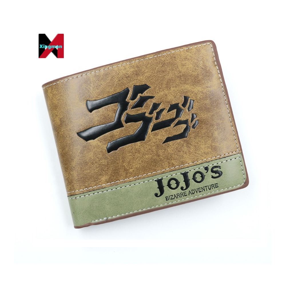Anime Jojo Bizarre Adventure Wallet with Zipper Coin Purse