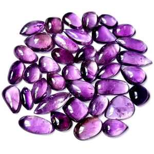Calidad superior Natural púrpura amatista cabujón suelta Pequeña Piedra Preciosa para joyería - Product Image 1