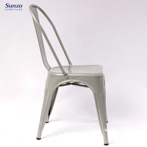 Chaise <span class=keywords><strong>Marais</strong></span> Moderne Vintage Industrielle en Métal pour Extérieur en Métal à Lattes pour Salle à Manger Jardin <span class=keywords><strong>Bar</strong></span> en Fer pour Hôtel Salon Appartement - Product Image 4