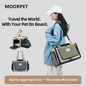 Evcil Hayvan Taşıma Çantası Ağır Hizmet Tipi Yüksek Kaliteli Dayanıklı Genişletilebilir Havayolu Onaylı Kedi Çantası Evcil Hayvan Kafesleri Seyahat İçin Taşıyıcı - Product Image 1