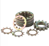 Stainless Steel/Carbon Steel Heavy Duty Lock Washers DIN 6797 Fasteners Black/Zinc/Plain Finish OEM Service Customized Sizes