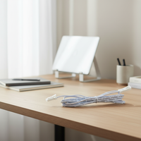 Câble d'extension LED en cuivre massif de 2 mètres, 22 AWG, 12V, avec isolation en PVC, pour usage domestique