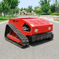 Mesin Pemotong Rumput Zero Turn 600mm All Terrain Buatan Cina, Dikendalikan Jarak Jauh, untuk Perawatan Rumput Tinggi