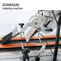 ZONESUN ZS-TB113B Conteneur Automatique Top Plan Inférieur Adhésif Boîte Machines D'étiquetage Automatique Autocollant Pour Surface Plane