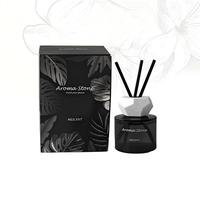 Diffuseur d'arômes en pierre volcanique noire personnalisé de luxe en gros pour la décoration intérieure et les coffrets cadeaux