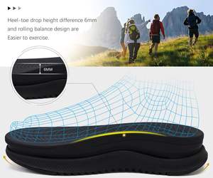 Sandales de randonnée soutien de la voûte plantaire homme sandales de marche maille respirante plage récupération <span class=keywords><strong>orthopédique</strong></span> diapositives de sport sangle réglable - Product Image 4