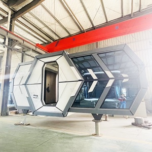 Futuristic Habitation 40ft Contenedor expandible Nuevo diseño Marco de acero con aislamiento térmico Casa móvil impermeable para hoteles - Product Image 5