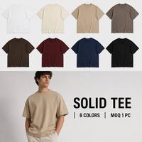 Camiseta Extra Grande de Algodón de 320 g/m² con Estampado Gráfico Personalizado, Camiseta Gráfica Urbana para Hombre OEM