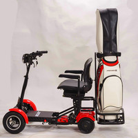 Scooter électrique pliable à quatre roues pour adultes d'occasion avec siège, batterie au lithium, étanche, longue autonomie (40-60 km)
