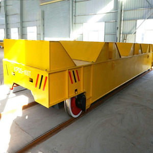 15t Battery Operated Automatic Self Propelled Rail Traveling <strong>Flat</strong> Electric Transfer <strong>Cart</strong> - Product Image 3