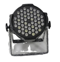 Projecteurs LED Par 64 en aluminium moulé sous pression 54x3W RGBW, base Festoon, IP33, Ra90, contrôle DMX512, pour événements festifs - Prix réduit
