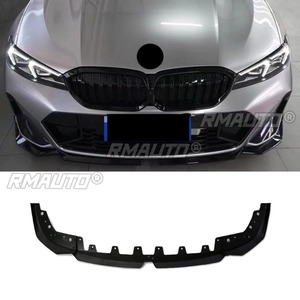 Diffuseur de pare-chocs avant noir brillant pour BMW Série 3 G20 G28 fin 2023+ - Accessoire de modification automobile - Product Image 1