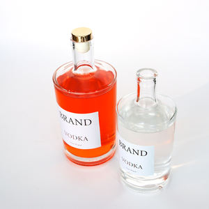 Fabricant de bouteilles en verre transparent spécial liqueur brandy <span class=keywords><strong>cognac</strong></span> tequila vodka whisky likore spiritueux 750ml - Product Image 2