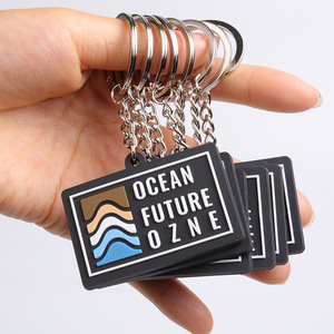 Promotional PVC Key <b>Ring</b> Custom Logo Rubber Keychain for Business Launch Campaign Gift Factory Direct - Product Image 1
