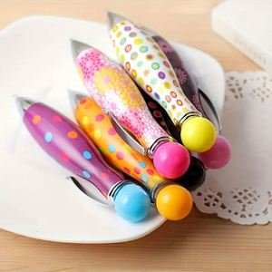 Colorful Plastic Mini Fat Pen Creative <b>Bowling</b> Ball Style Twist Student Gift 1.0mm Fun Novel Signature Back-to-School Wholesale - Product Image 4