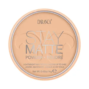 Marque privée OEM ODM poudre de fond de teint de maquillage pour visage, poudre pressée rester mate