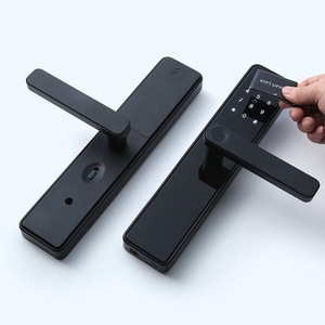 Wenxun Smart Fingerprint <b>Lock</b> S078M Black For Wooden Doors Home Hotel Office App Control - Product Image 3