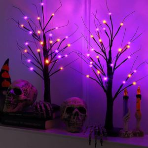 White Christmas <b>Tree</b> with <b>Lights</b> Tabletop Birch <b>Tree</b> with LED Battery <b>Light</b> up Home Party WeddingChristmas Decoration - Product Image 5
