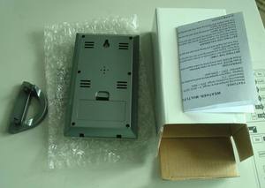 Đa Chức Năng Dự Báo Thời Tiết Trạm Cảm Biến Nhiệt Độ Bàn Kỹ Thuật Số <span class=keywords><strong>LCD</strong></span> Đồng Hồ Báo Thức Với Đèn Nền Màu Xanh - Product Image 6