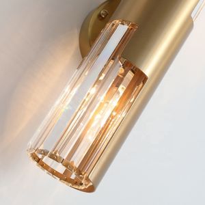 New Design Copper Gold Color <b>Wall</b> <b>Sconces</b> Living Room Background Hotel Creative Crystal <b>Wall</b> Aisle Lamp - Product Image 3