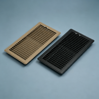 Grille de ventilation au sol en fer de haute qualité 6*12, diffuseur de sol à lamelles réglables, grille de ventilation centrale pour climatisation, grille de sol HVAC