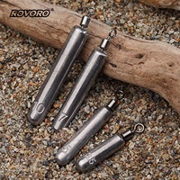 ROVORO Tackle Plombs de pêche fines en plomb pur 3.5-10g pour la pêche au black-bass avec leurres, accessoires de montage rapide Raindrop