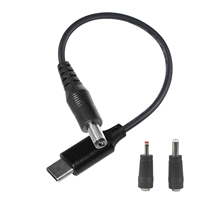 Câble de charge USB-C vers DC 5,5x2,1 mm PD, tension réglable 5V 9V 12V 15V 20V, pour ordinateur portable et routeur
