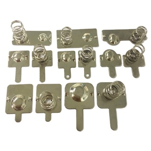 Customized AAA Battery Spring Plate AAA Battery Positive Negative Conversion Spring <strong>Contact</strong> Nickeling Plate Switch <strong>Contacts</strong> - Product Image 2