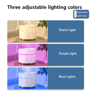 USB Powered siêu âm Tinh dầu khuếch tán với <span class=keywords><strong>LED</strong></span> ánh sáng ban đêm yên tĩnh mát sương tạo độ ẩm cho phòng ngủ nhà 1 năm bảo hành - Product Image 5