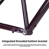 Bicicleta de Montaña Rígida Todoterreno con Cuadro de Aleación de Aluminio de Liberación Rápida y Frenos de Disco Semi-Integrados, 27.5/29 Pulgadas, Acabado Brillante, 25 KG