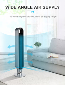 <span class=keywords><strong>Ventilateur</strong></span> tour portable intelligent à circulation d'air numérique, sans pales, silencieux, en plastique, pour la maison, avec Wi-Fi et haut-parleur intégré - Product Image 4