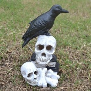 <span class=keywords><strong>Cuervo</strong></span> <span class=keywords><strong>de</strong></span> Terror para Faro <span class=keywords><strong>de</strong></span> Calavera, Adornos <span class=keywords><strong>de</strong></span> Resina Ecológicos para Fiesta <span class=keywords><strong>de</strong></span> Halloween, Accesorios para Cuarto Secreto, <span class=keywords><strong>Casa</strong></span> Embrujada, Pasillo - Product Image 4
