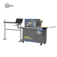 Machine de cintrage automatique de lettres en acier inoxydable CNC HT6, moteur haute précision, alimentation par rouleaux, logiciel de gestion, haute efficacité