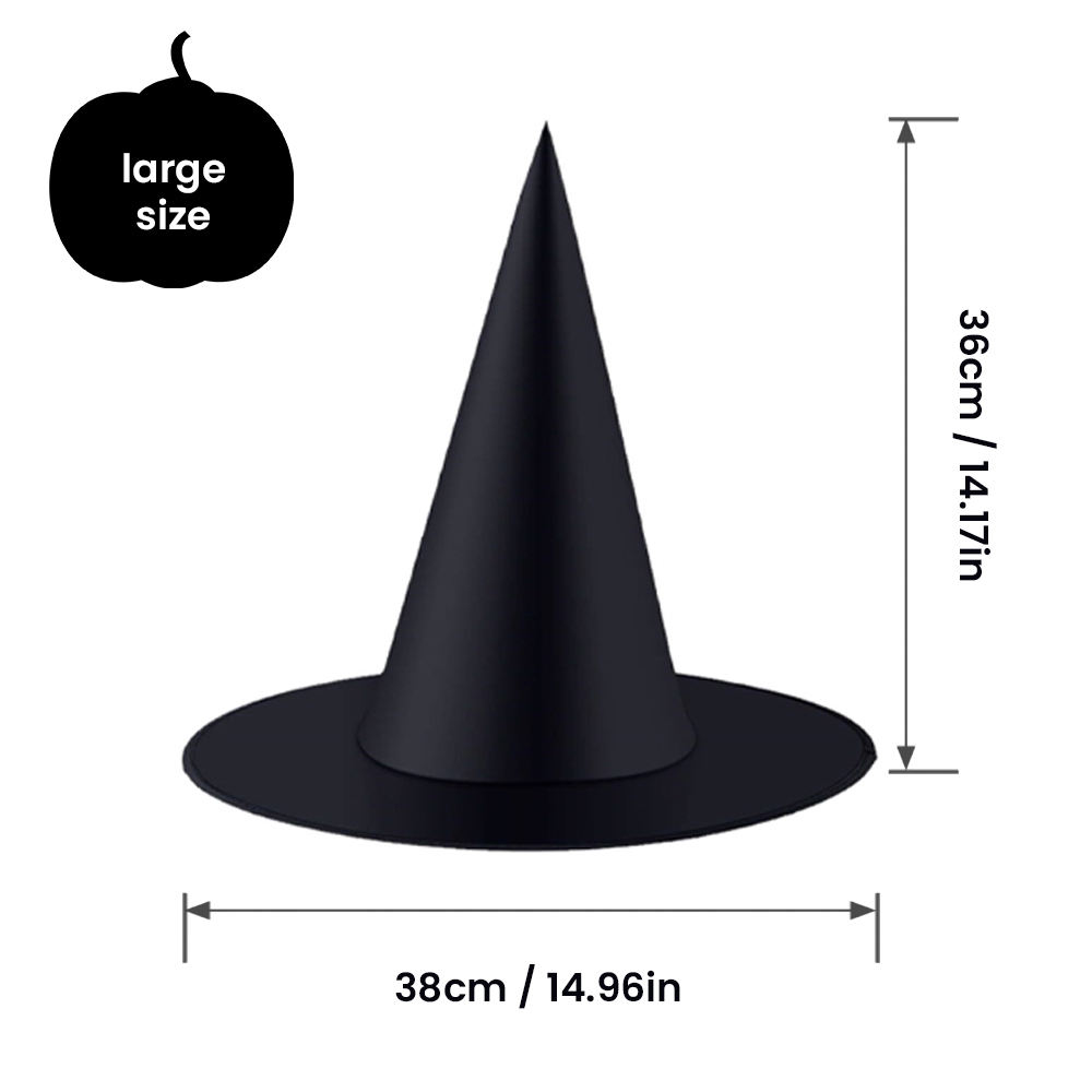Large black witch hat