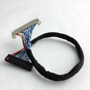 Kabel FIX30pin Dual 8 Lvds untuk LCD Umum 17-24 inci dengan Pengikat Kartu LVDS (2 Kanal, 8-bit), 30 Pin 25cm 40cm - Product Image 3