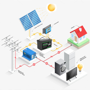 12,8 В 100 ах литий-железо-фосфатная батарея с серийной и параллельной системой для хранения солнечной энергии морской трехколесный велосипед Гольф-кар - Product Image 5