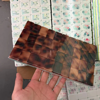 Leopardenmuster Amerikanisches Mahjong-Set, Wilde Acryl-Steine, Trendiges Urlaubsgeschenk für Frauen