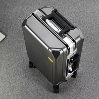 Maleta de Viaje con Ruedas Giratorias, Unisex, de Neopreno, con Gran Capacidad, Interfaz USB, Protección con Contraseña, Reforzada