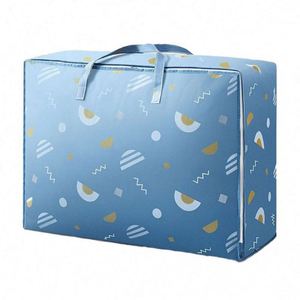 Bolsa de Almacenamiento de Ropa y Edredones de Tela No Tejida, Bolsa Organizadora de Gran Capacidad, Bolsa de Transporte para Mudanza - Product Image 1